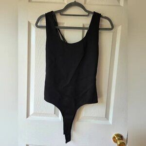 Jealous Tomato Strappy Bodysuit M Black